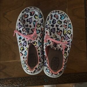 Hey Dude Kids' Colorful Heart Shoes